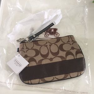 Brand New Coach Wristlet Wallet Bag